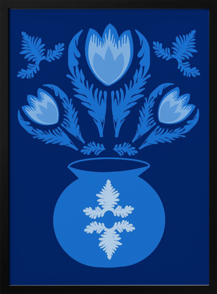 Lichtblauwe tulpen | Poster