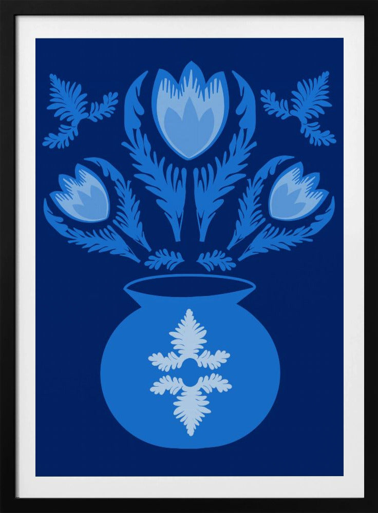 Lichtblauwe tulpen | Poster
