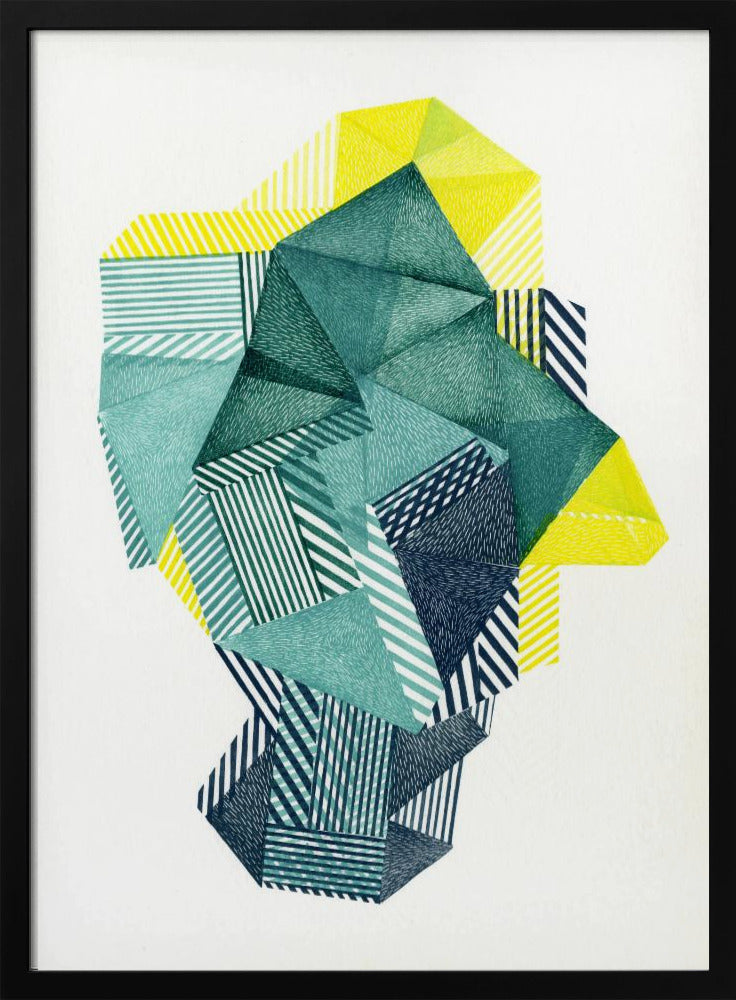 Veelhoekige vorm V. | Poster