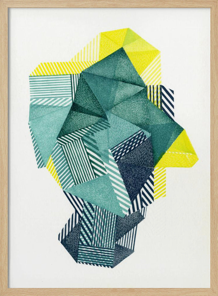Veelhoekige vorm V. | Poster
