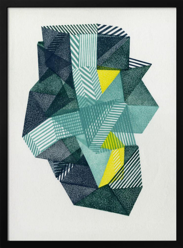 Veelhoekige vorm IV. | Poster
