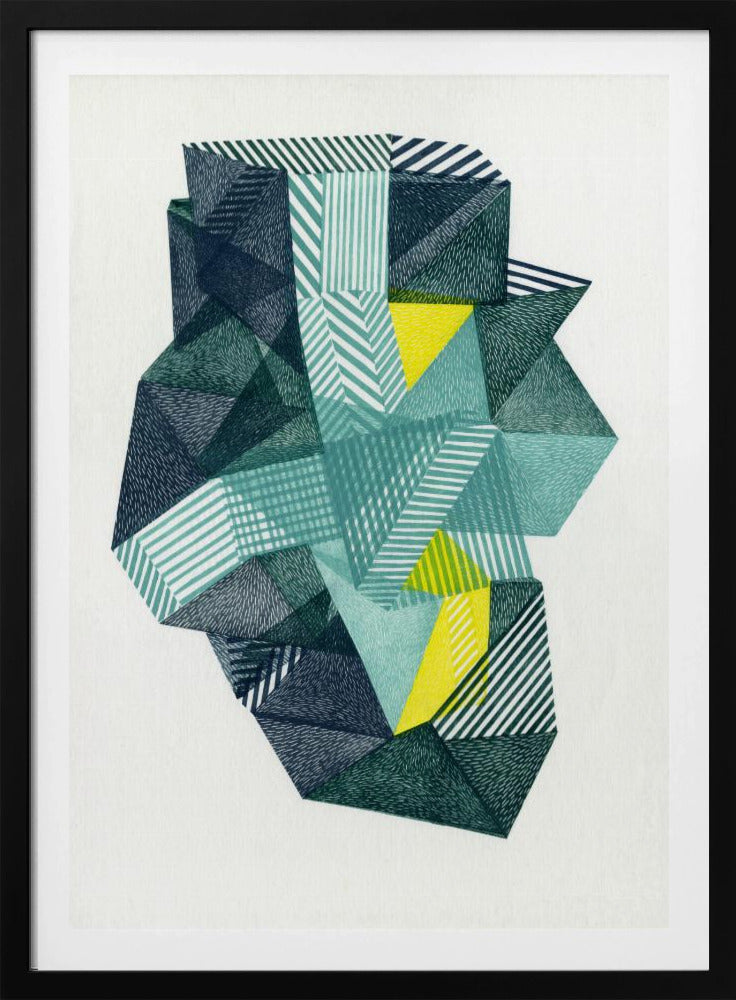 Veelhoekige vorm IV. | Poster