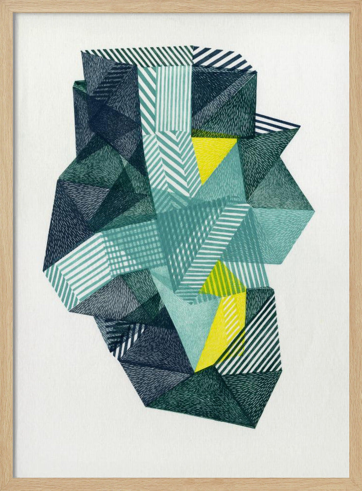 Veelhoekige vorm IV. | Poster