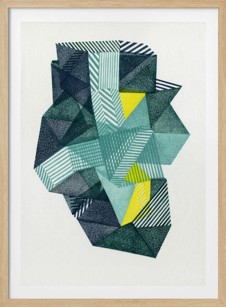 Veelhoekige vorm IV. | Poster