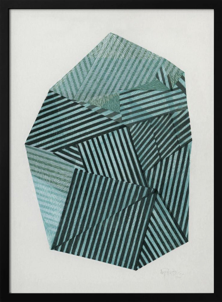 Gestreepte Steen II. | Poster