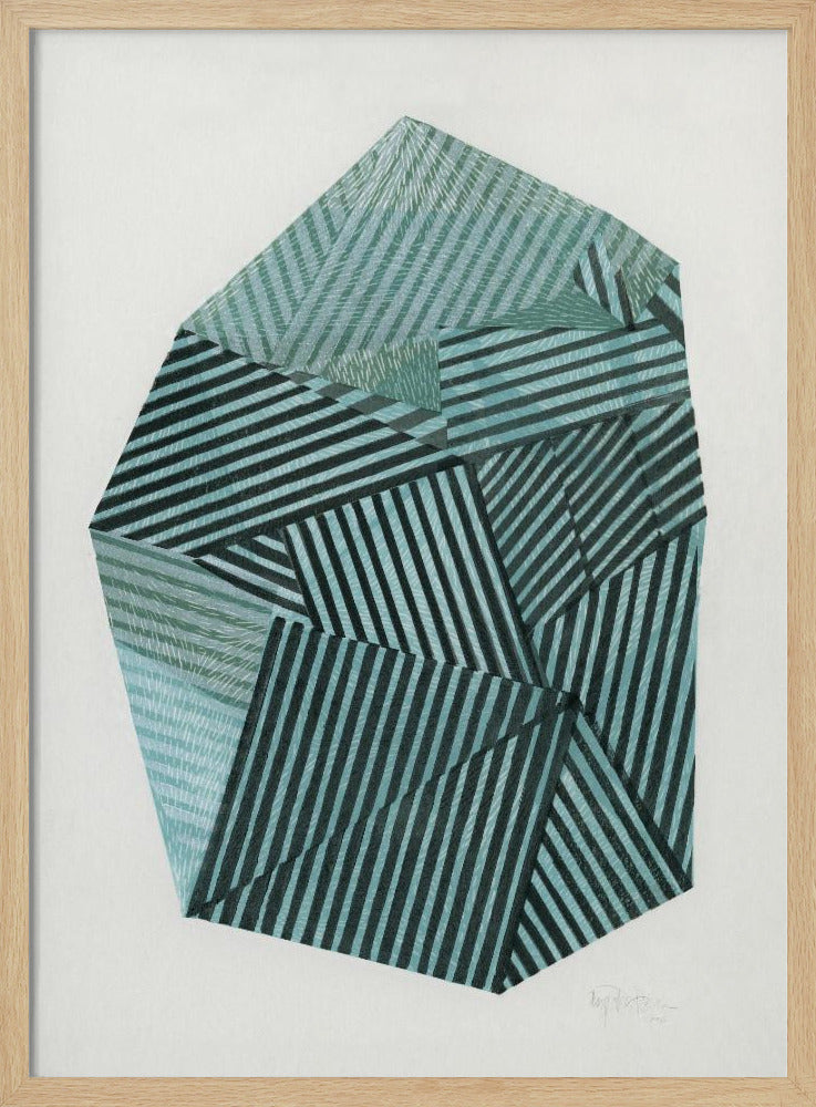 Gestreepte Steen II. | Poster