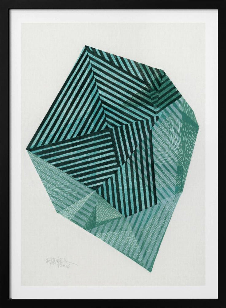 Gestreepte Steen I. | Poster