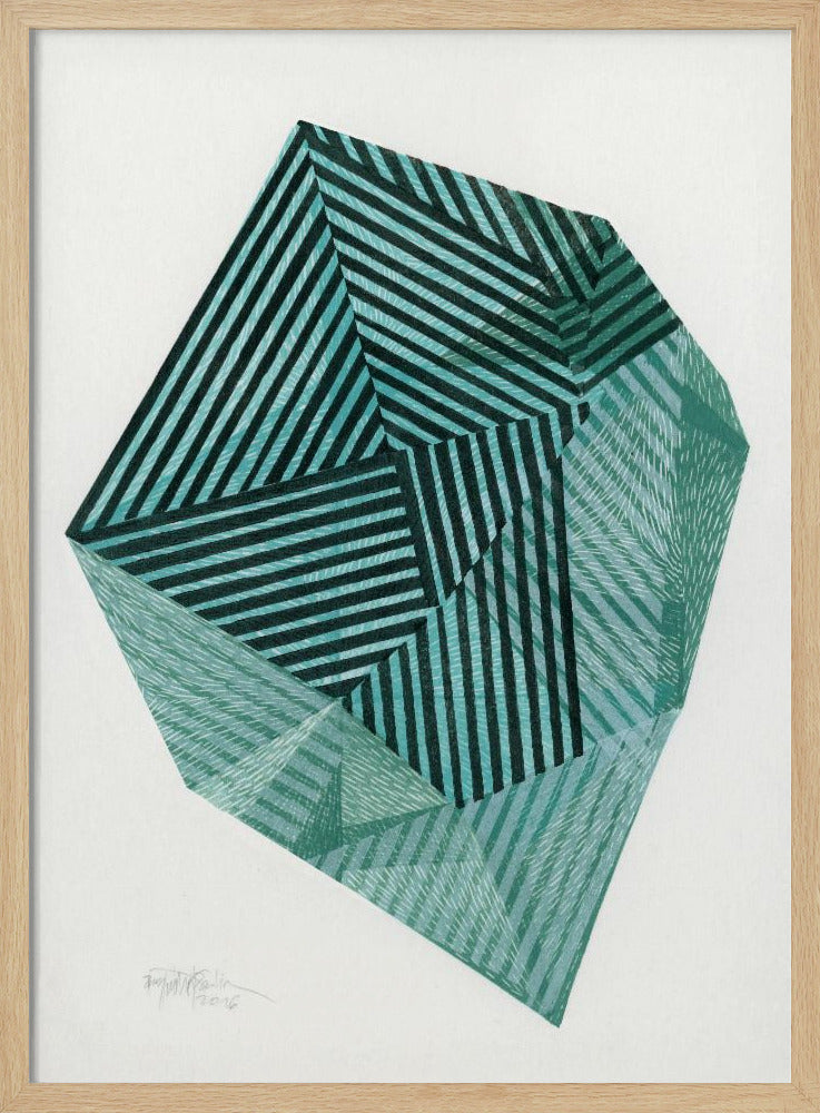 Gestreepte Steen I. | Poster