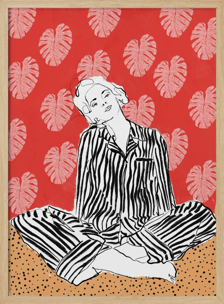 Sereniteit in strepen | Poster
