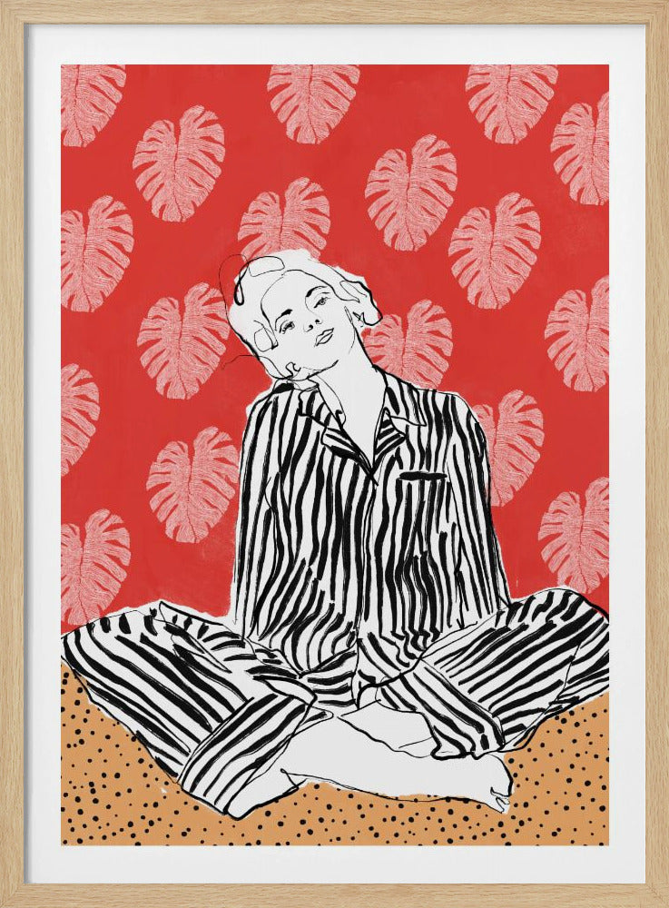 Sereniteit in strepen | Poster