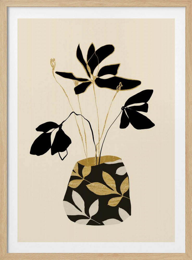 Abstracte bloemen | Poster