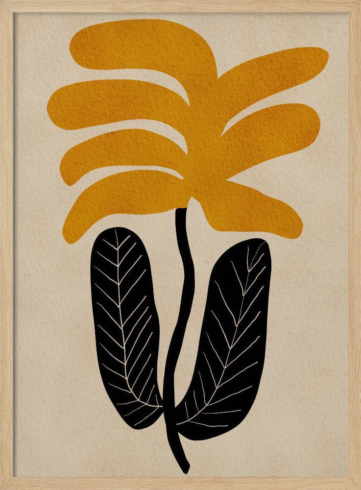 GELE bloem | Poster