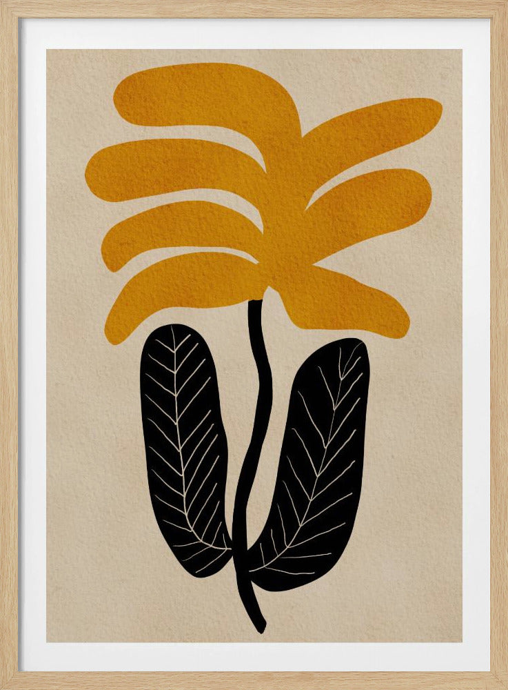GELE bloem | Poster