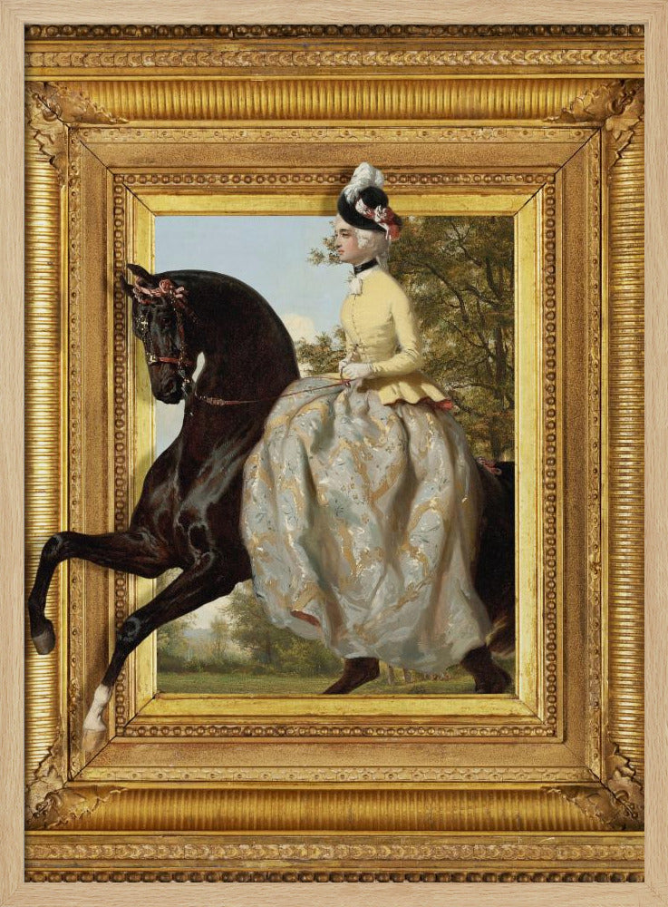 De dame en haar paard | Poster