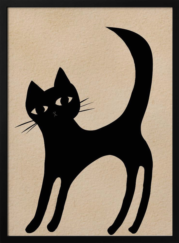 Zwarte kat | Poster