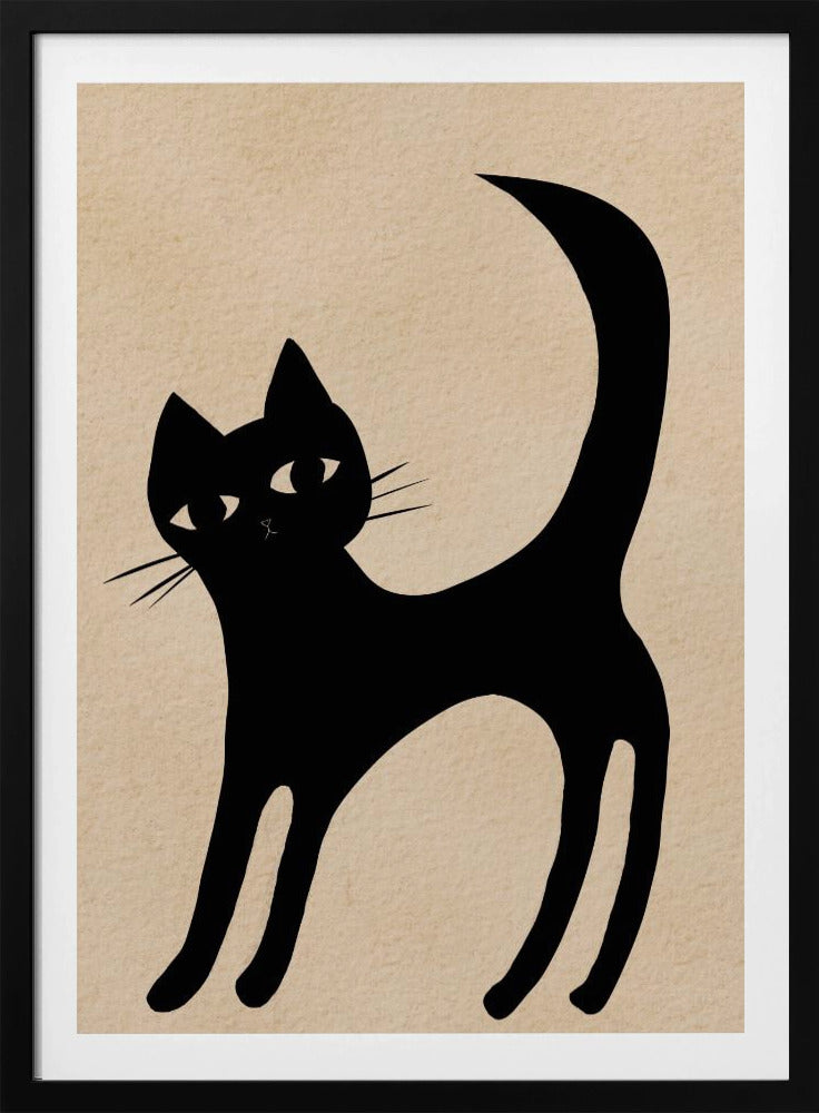 Zwarte kat | Poster
