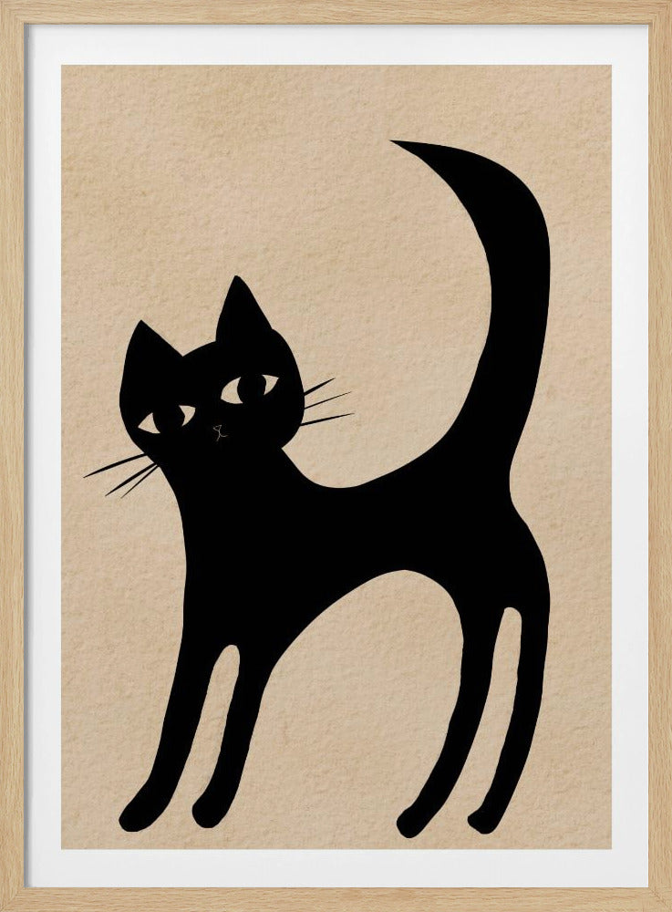 Zwarte kat | Poster