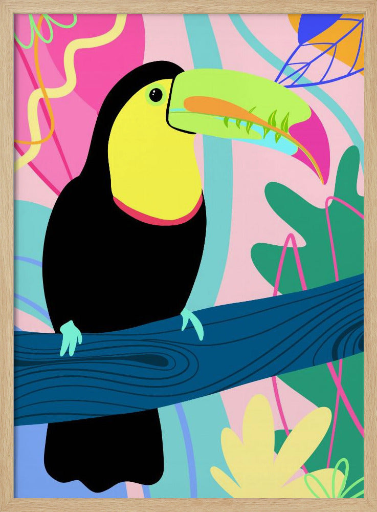 Kleurrijke Toekan | Poster