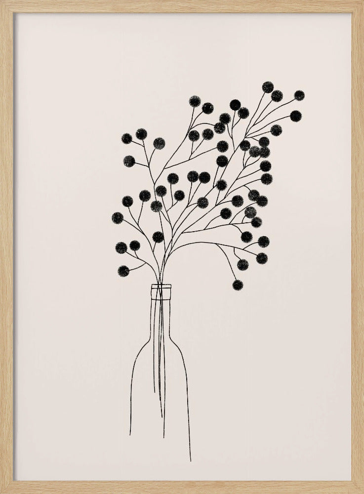 Plant in een fles | Poster