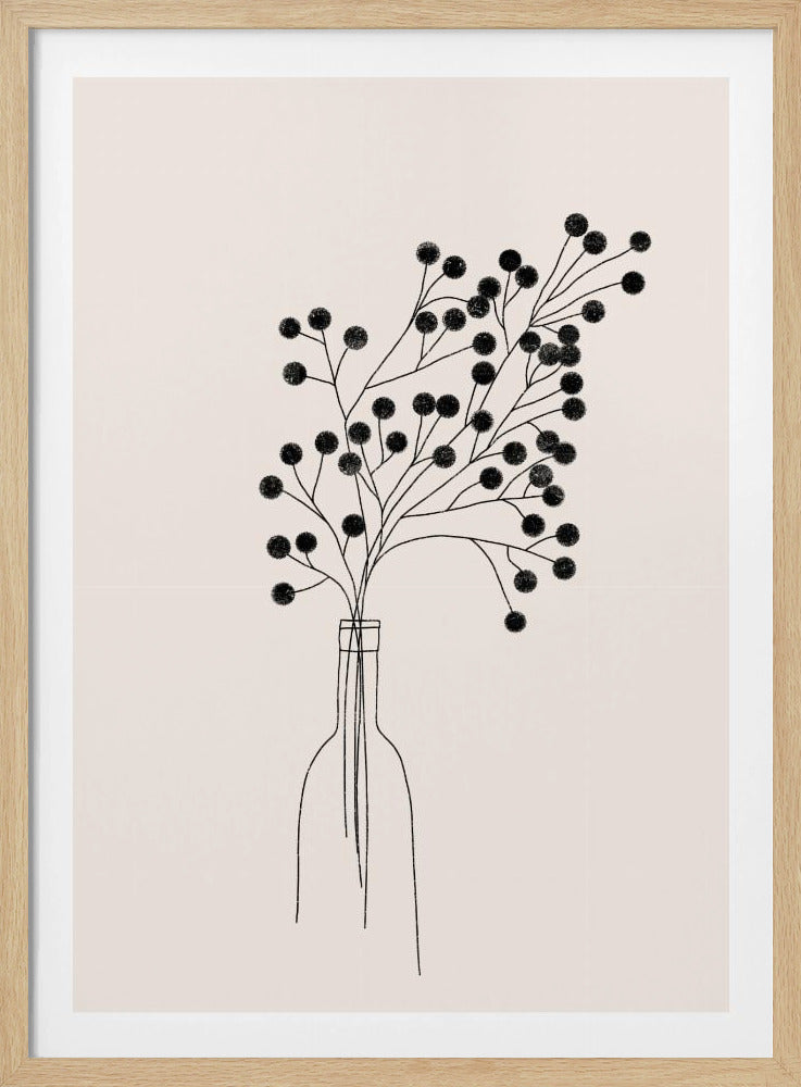 Plant in een fles | Poster