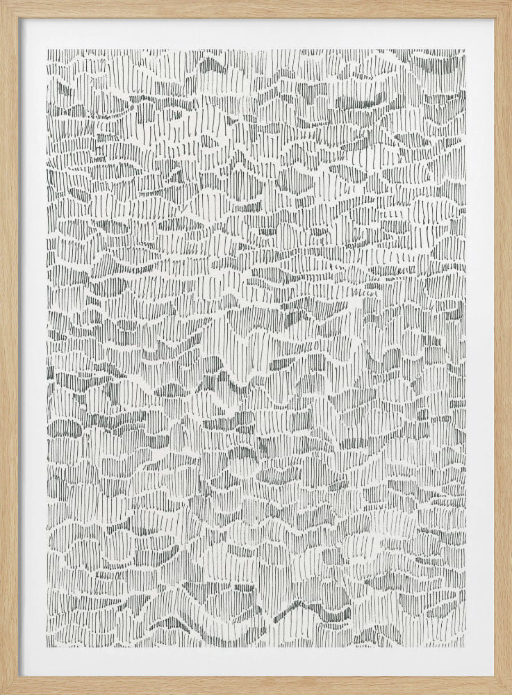 Reflecties op water Doodle | Poster