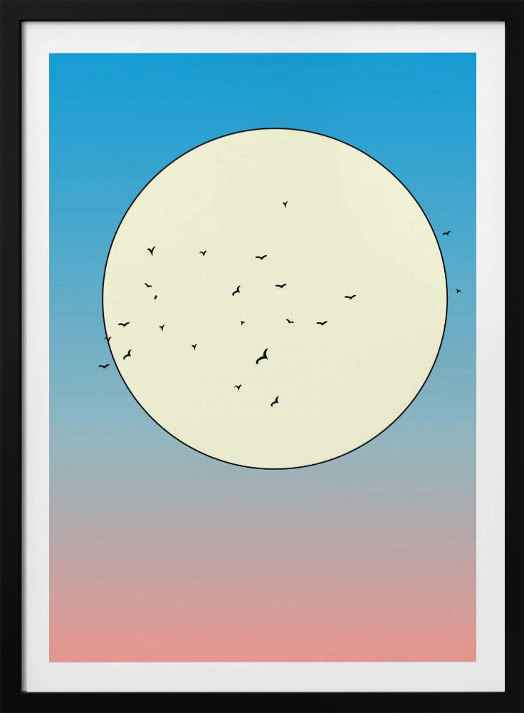 Vogels in de lucht | Poster