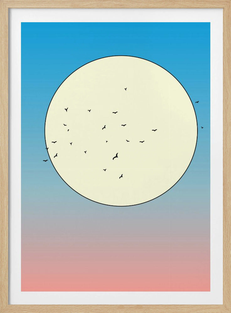 Vogels in de lucht | Poster