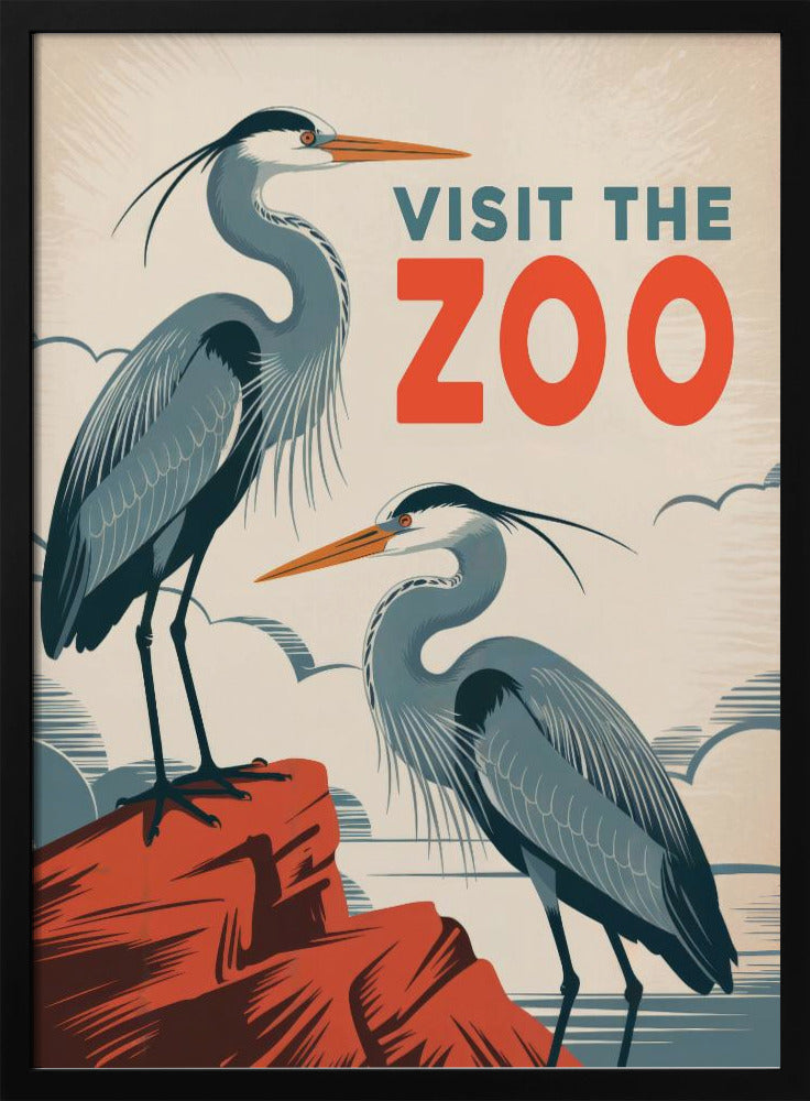 Bezoek de dierentuin | Poster