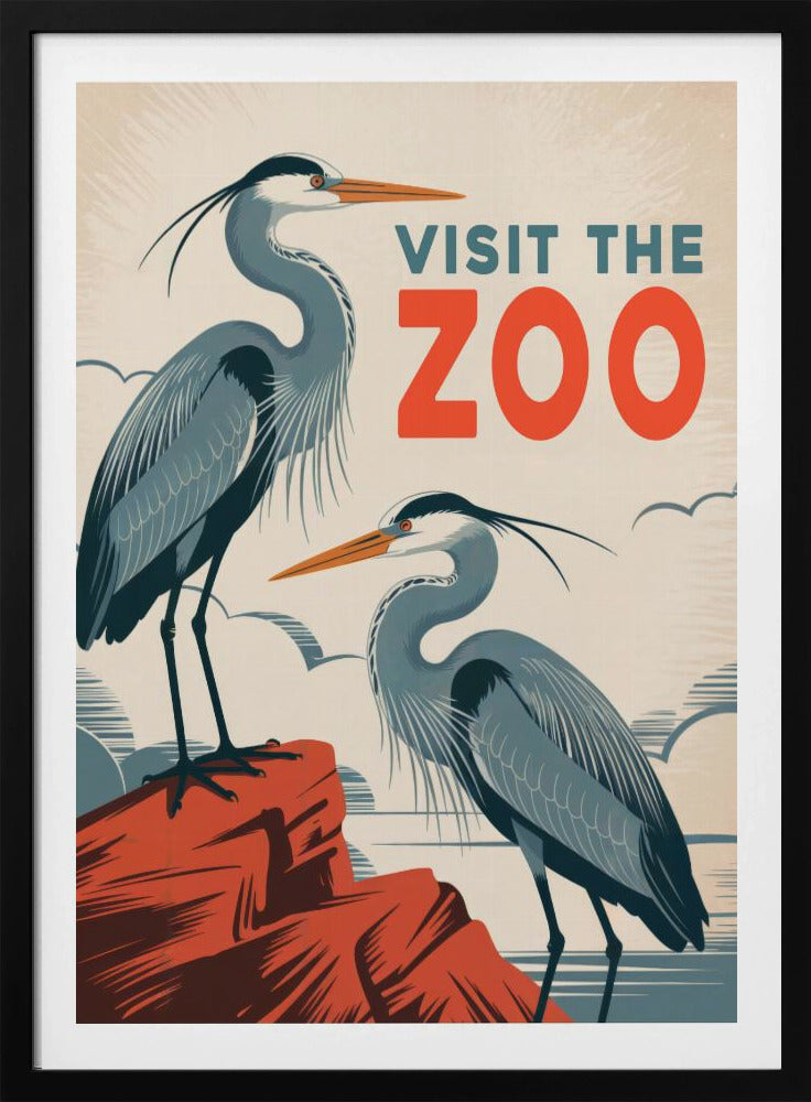 Bezoek de dierentuin | Poster