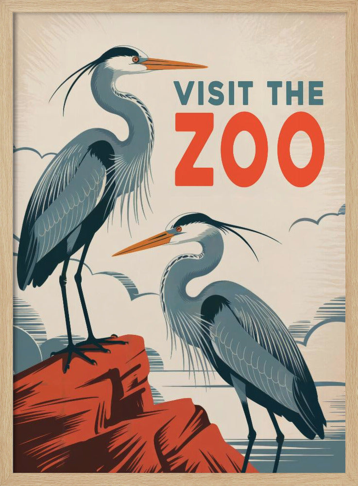 Bezoek de dierentuin | Poster
