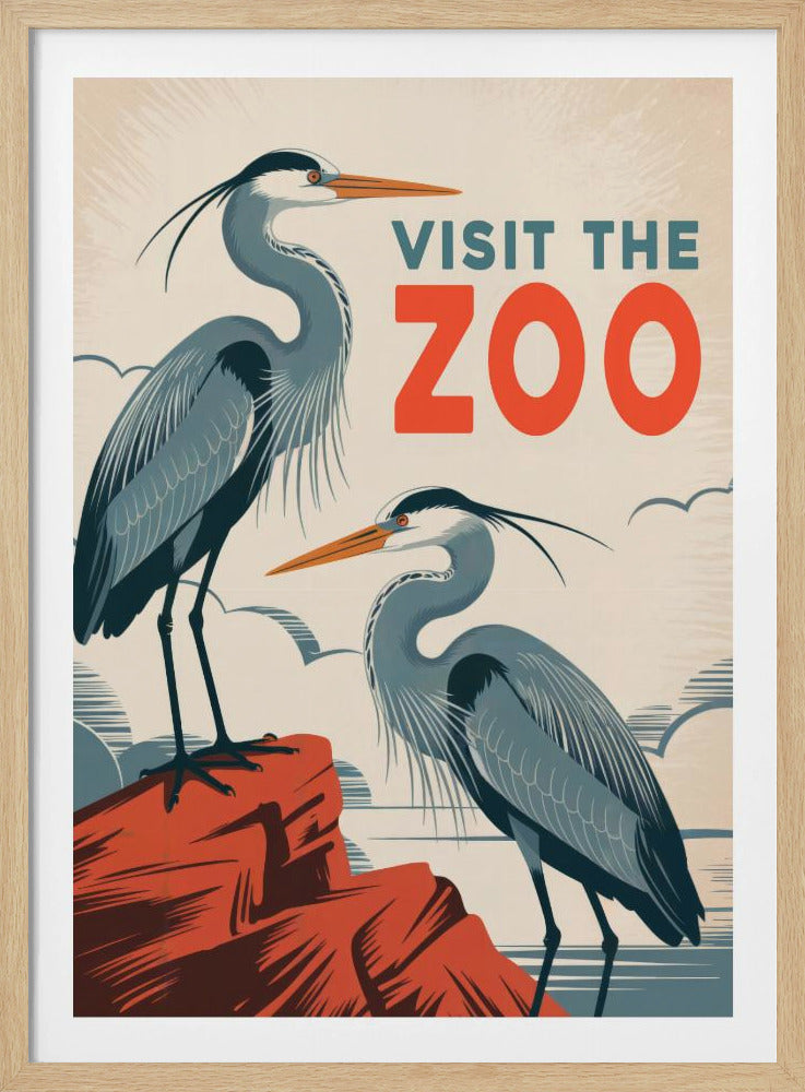 Bezoek de dierentuin | Poster