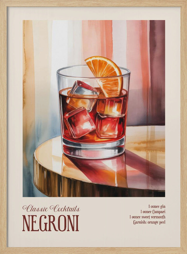 Klassieke cocktails - Negroni | Poster