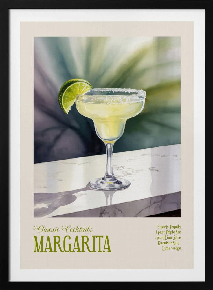 Klassieke cocktails - Margarita | Poster