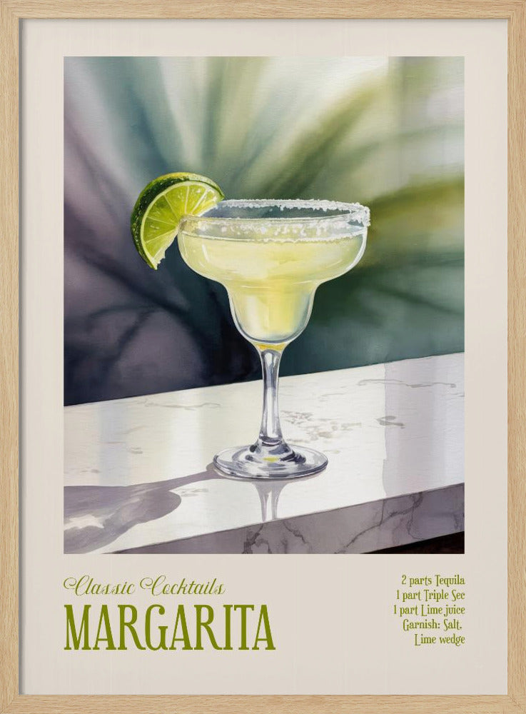 Klassieke cocktails - Margarita | Poster