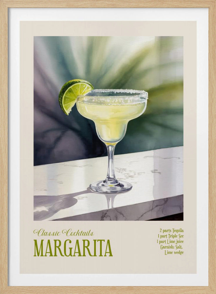 Klassieke cocktails - Margarita | Poster
