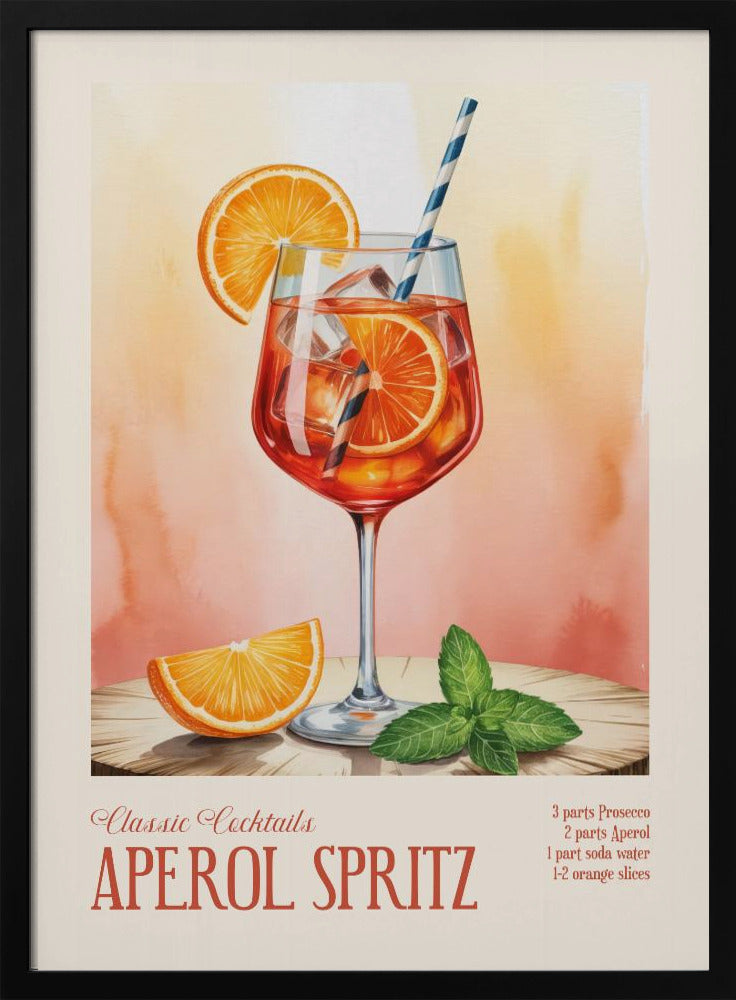 Klassieke cocktails - Aperol Spritz | Poster