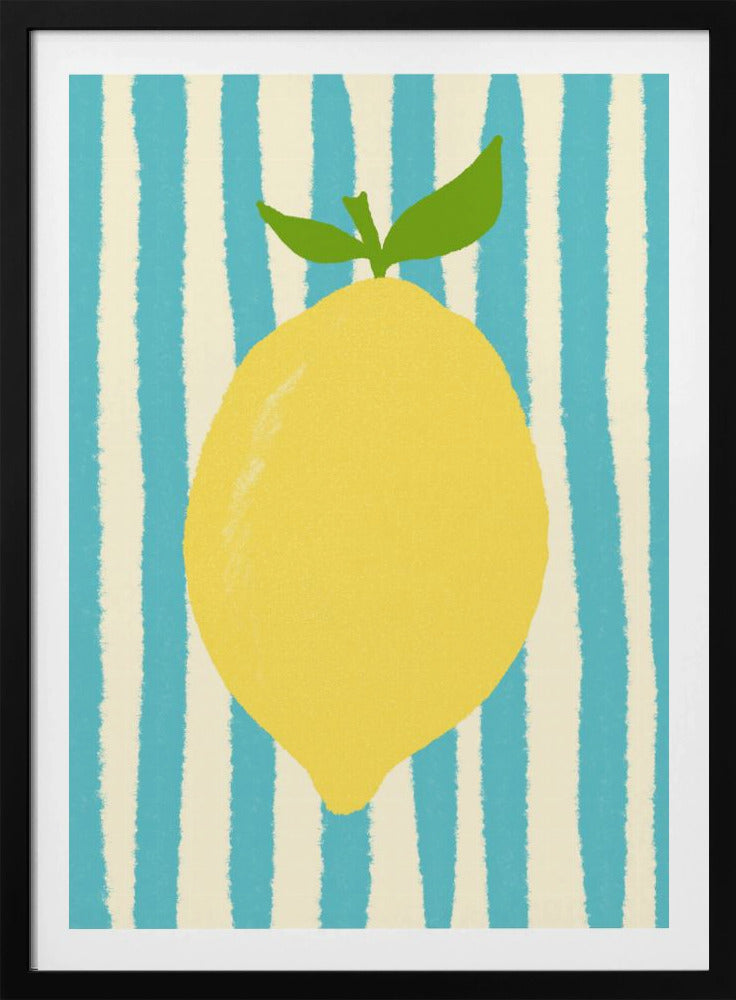 Limone lichtblauw | Poster