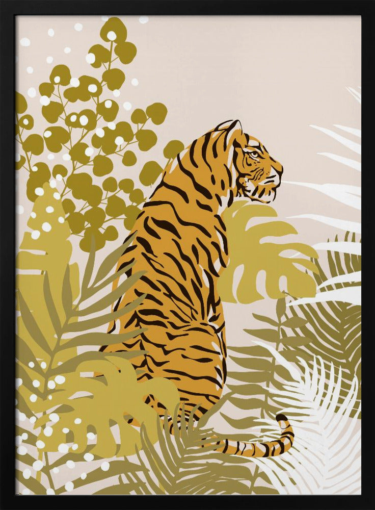 Tiger door Cats and Dotz 30 x 42 inch | Poster