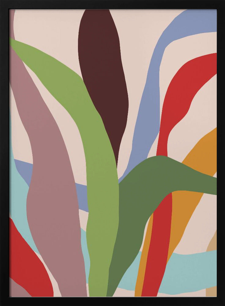 Abstracte tuin | Poster