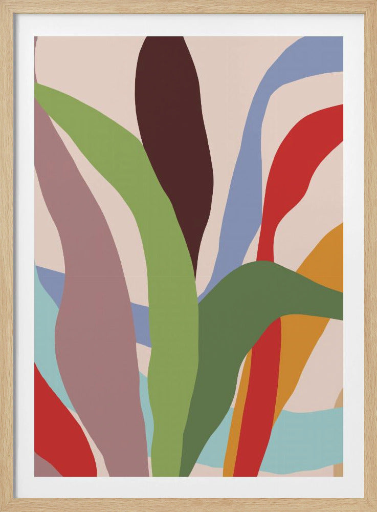 Abstracte tuin | Poster