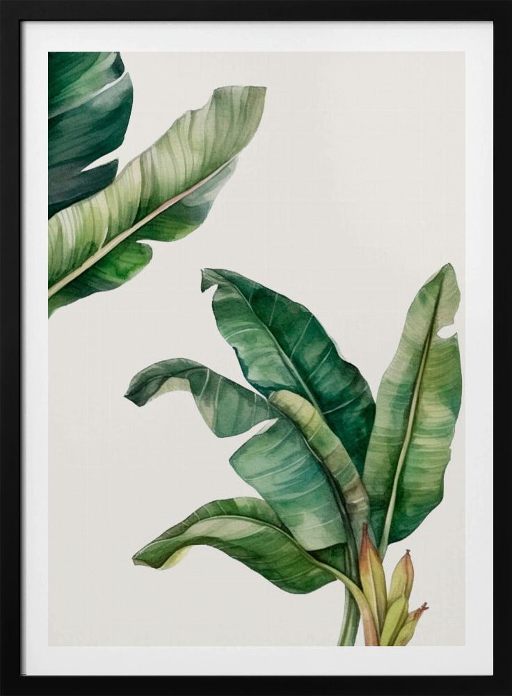 Groene bladeren | Poster
