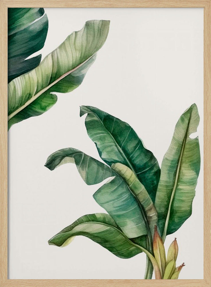 Groene bladeren | Poster