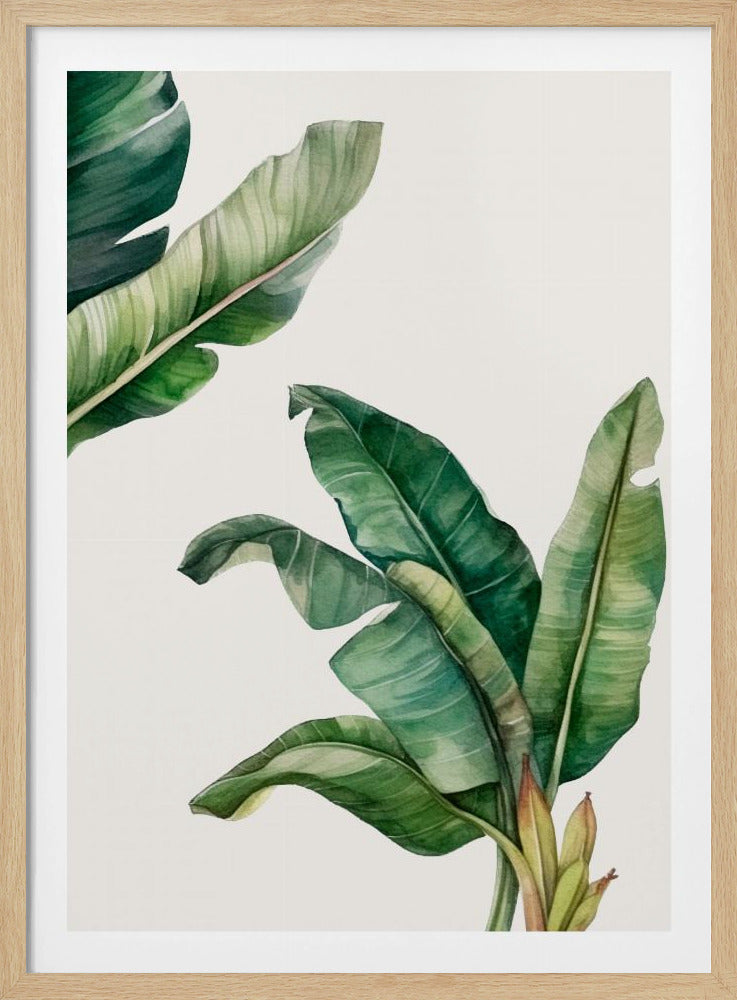 Groene bladeren | Poster