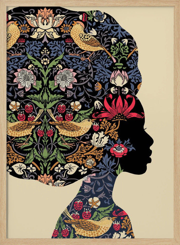 Afro-vrouw | Poster