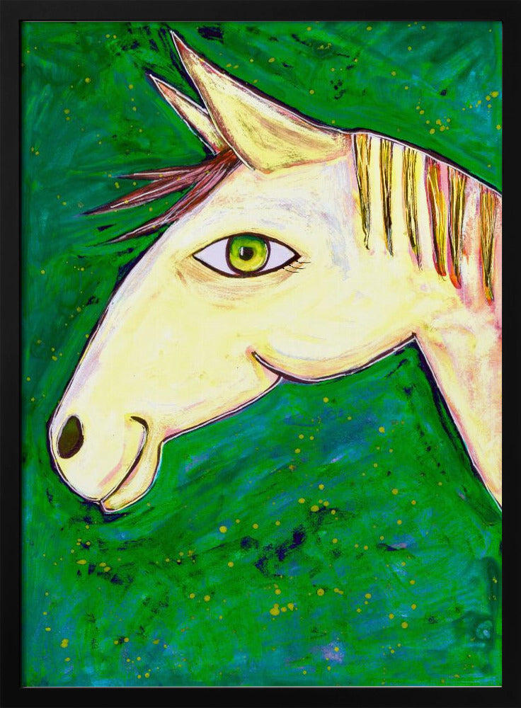 Dromen van groene paarden | Poster