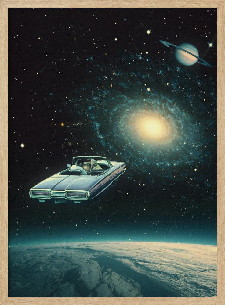 Rijden door de kosmos | Poster