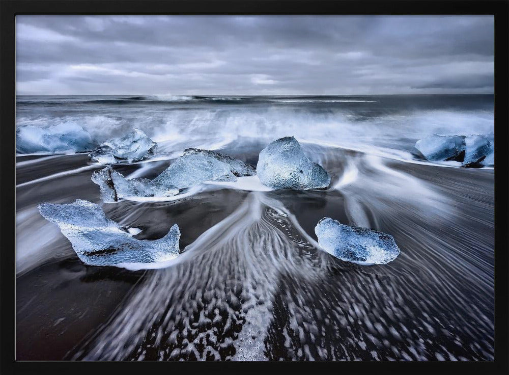 Blauwe Diamanten | Poster