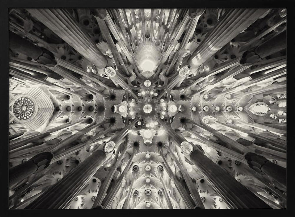 Kunstmatig bos - Sagrada Familia | Poster