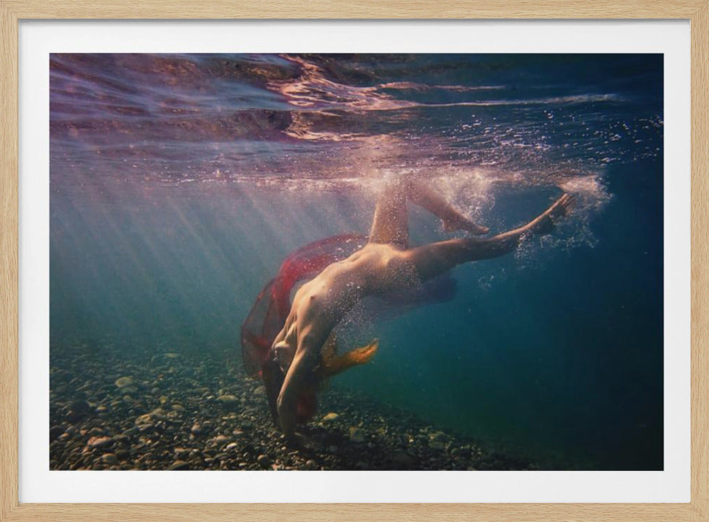 Duiken in balken | Poster