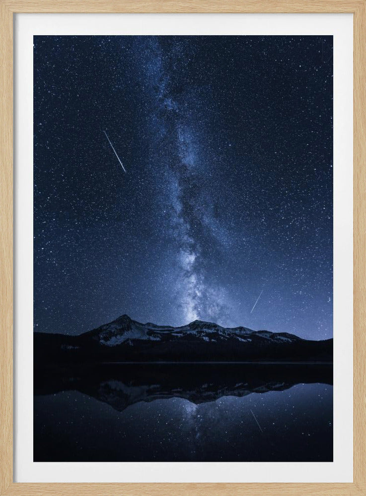 Reflectie van sterrenstelsels | Poster